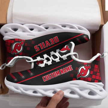 New Jersey Devils Custom Name Max Soul Sneaker Shoes For Fan For Men Women