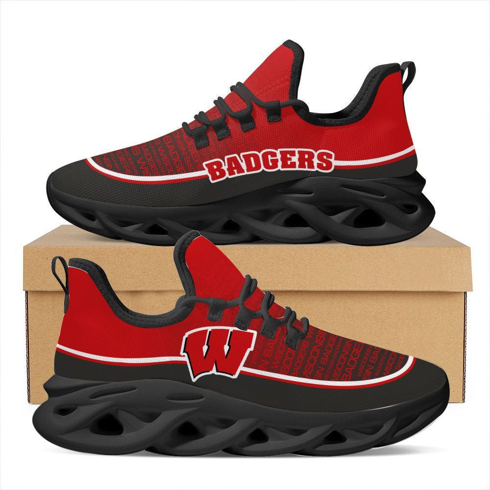 Wisconsin Badgers Max Soul Sneakers Running Sports Shoes For Men Women For Men Women