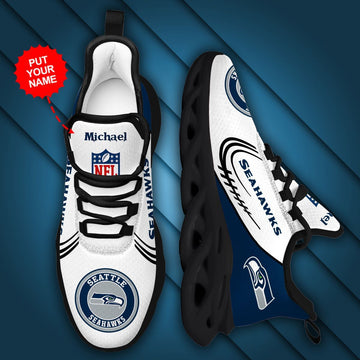 Seattle Seahawks Custom Personalized Max Soul Sneakers Running Sports Shoes For Men Women For Men Women