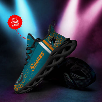 San Jose Sharks Custom Personalized Max Soul Sneakers Running Sports Shoes For Men Women For Men Women