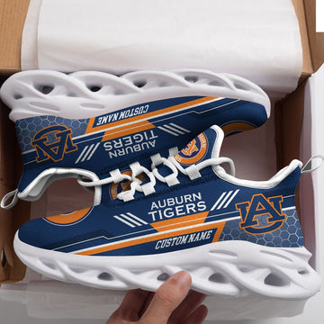 Auburn Tigers Custom Personalized Max Soul Sneakers Running Sports Shoes For Men Women Football Fan Football Fan Auburn University For Men Women
