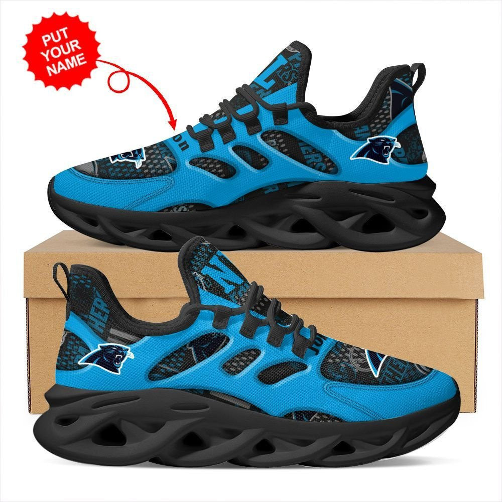Carolina Panthers Custom Name Personalized Max Soul Sneakers Running Sports Shoes For Men Women For Men Women