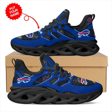 Buffalo Bills Custom Name Personalized Max Soul Sneakers Running Sports Shoes For Men Women For Men Women
