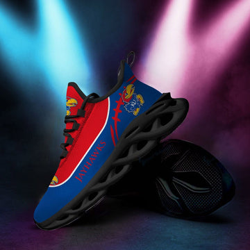 Kansas Jayhawks Custom Personalized Max Soul Sneakers Running Sports Shoes For Men Women For Men Women