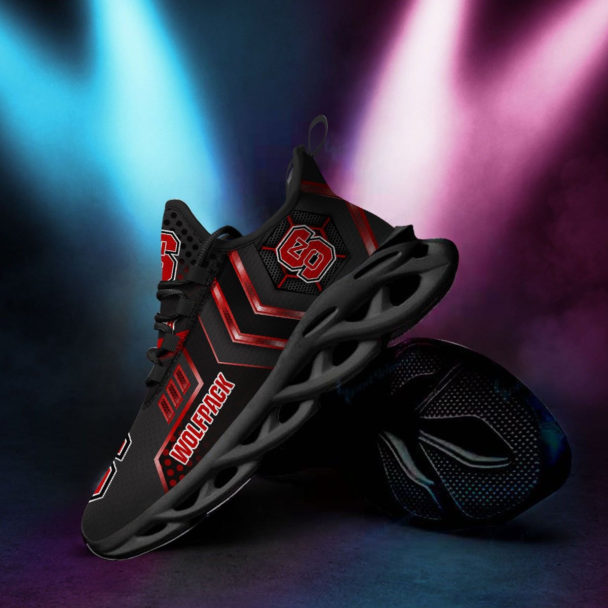 North Carolina State Wolfpack Max Soul Sneakers Running Sports Shoes For Men Women For Men Women
