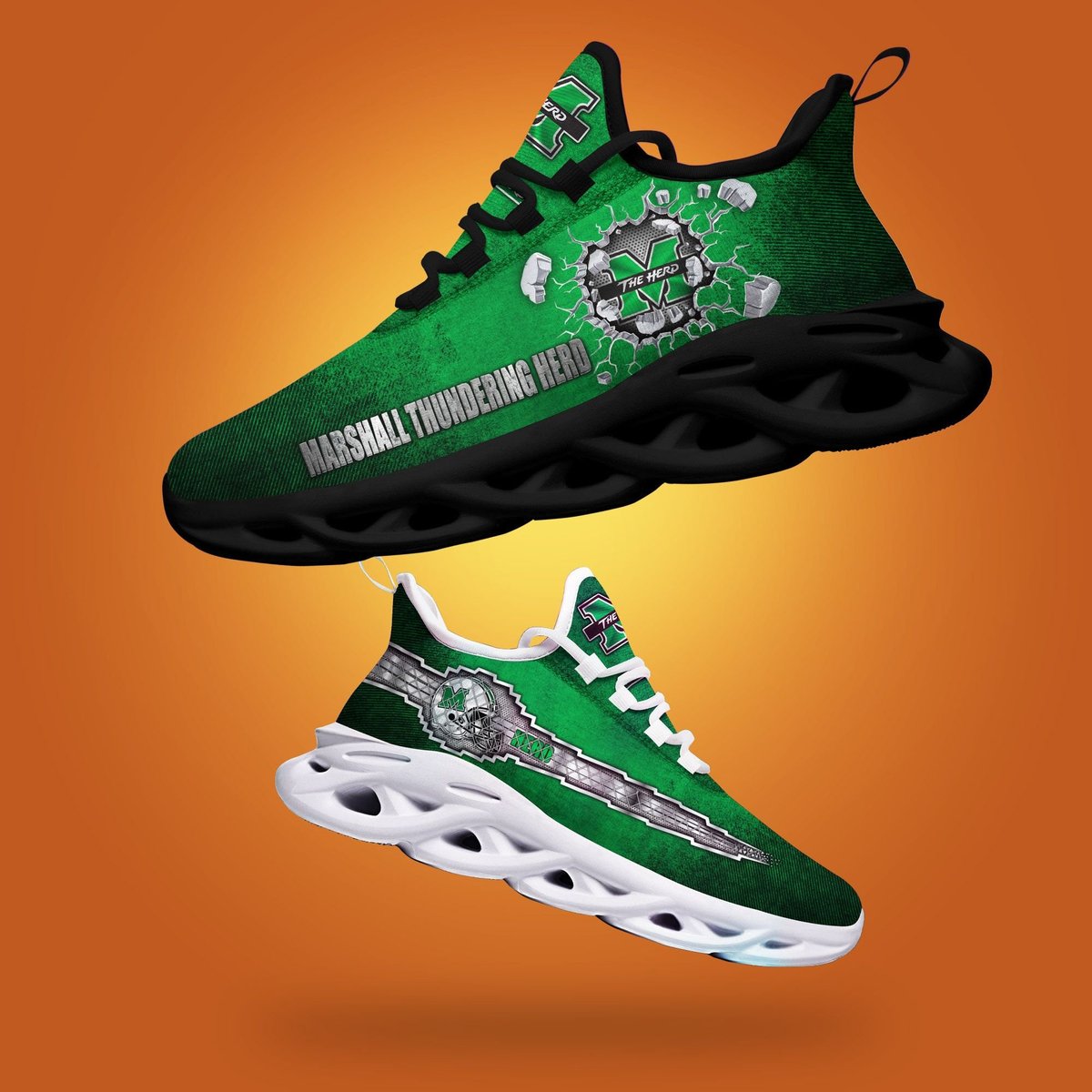 Marshall Thundering Herd Ncaa3 Max Soul Sneakers New Trending Gift For Sport Lovers, Perfect Choice Camping Travel For Men Women