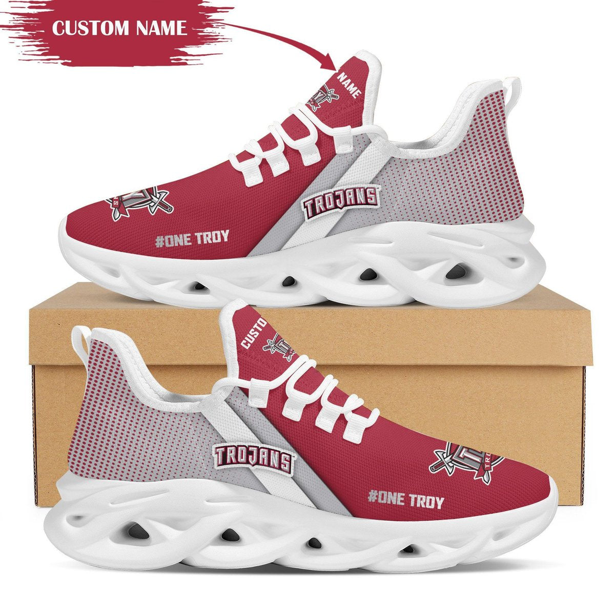 Troy Trojans Custom Personalized Max Soul Sneakers Running Sports Shoes For Men Women For Men Women