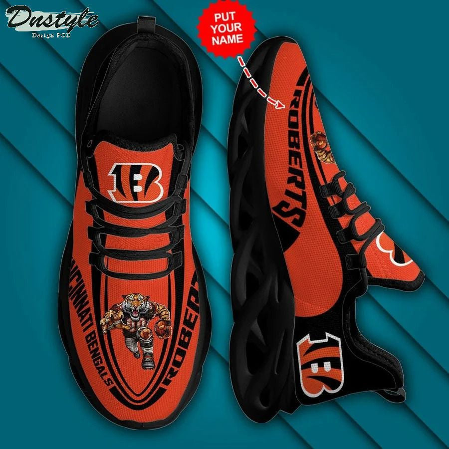 Ersonalized Nfl Cincinnati Bengals Max Soul Sneaker