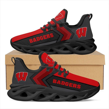 Wisconsin Badgers Max Soul Sneakers Running Sports Shoes For Men Women For Men Women