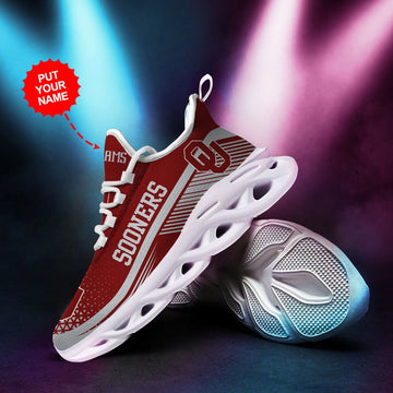 Oklahoma Sooners Custom Personalized Max Soul Sneakers Running Sports Shoes For Men Women For Men Women