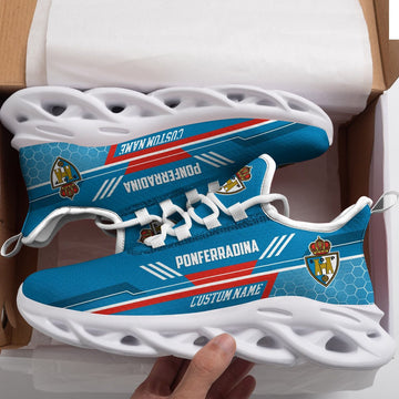 Ponferradina Custom Personalized Max Soul Sneakers Running Sports Shoes For Men Women Football Fan Football Fan For Men Women