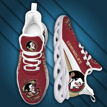 Ncaa Florida State Seminoles Max Soul Sneaker Premium Shoes Gift For Sport Lovers For Men Women