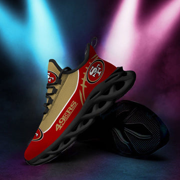 San Francisco 49ers Custom Personalized Max Soul Sneakers Running Sports Shoes For Men Women For Men Women