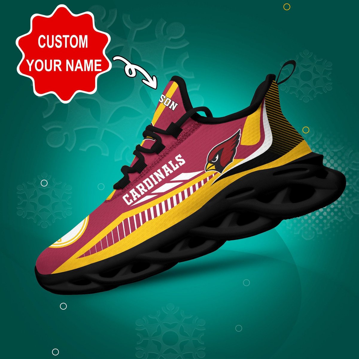 Arizona Cardinalspersonalized Max Soul Sneaker Dtms159070 For Men Women