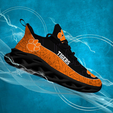 Lemson Tigers Ncaa1 Max Soul Sneakers New Trending Gift For Sport Lovers, Perfect Choice Camping Travel