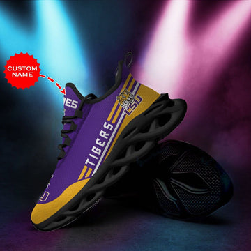 Lsu Tigers Custom Personalized Max Soul Sneakers Running Sports Shoes For Men Women For Men Women