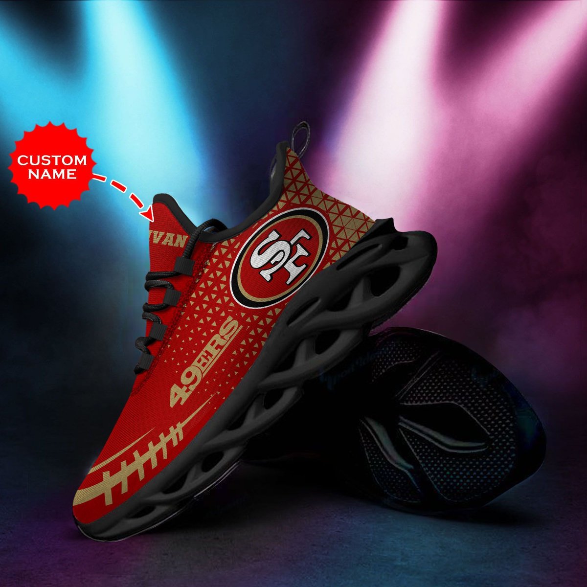 San Francisco 49ers Custom Personalized Max Soul Sneakers Running Sports Shoes For Men Women For Men Women