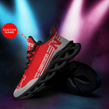 Nebraska Cornhuskers Custom Personalized Max Soul Sneakers Running Sports Shoes For Men Women For Men Women