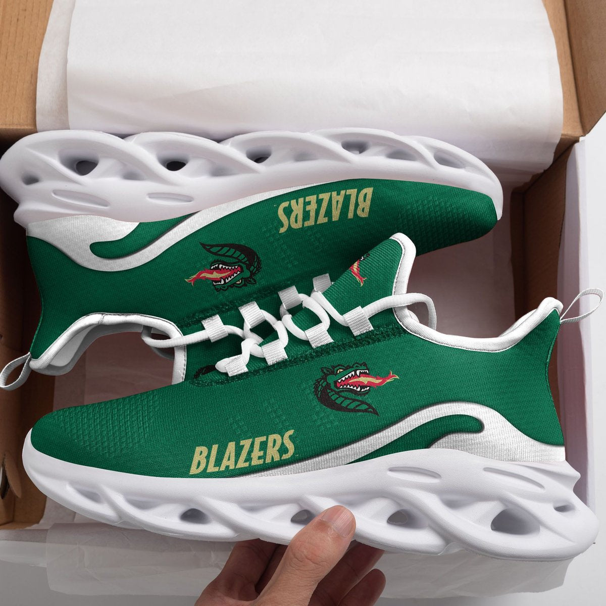 Caa Uab Blazers New Trending Max Soul Clunky Sneaker Premium Shoes Gift For Sport Lovers