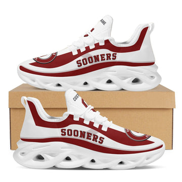 Oklahoma Sooners Football Team Custom Personalized With Name Max Soul Sneakers Running Sports Shoes For Men Women For Men Women