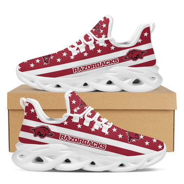 Ncaa Arkansas Razorbacks Max Soul Sneaker Premium Shoes Gift For Sport Lovers For Men Women