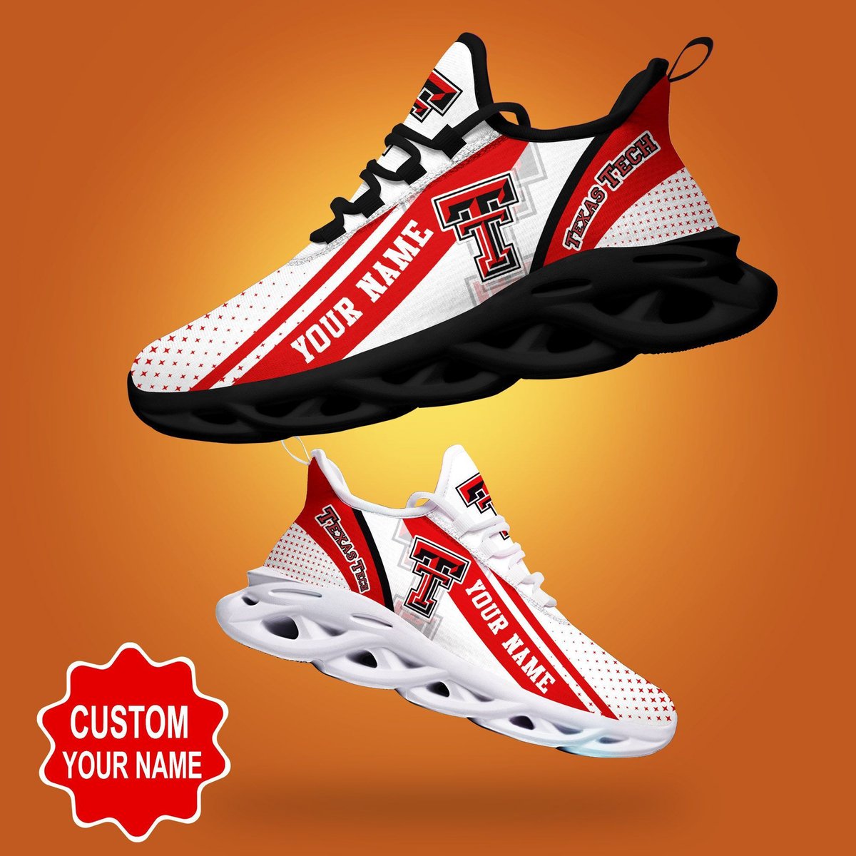 Texas Tech Red Raiders Max Soul Shoes Dtms1510026 For Men Women