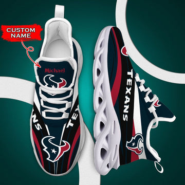 Houston Texans Max Soul Shoes Luxury Custom Name 02 M3bth0894 For Men Women