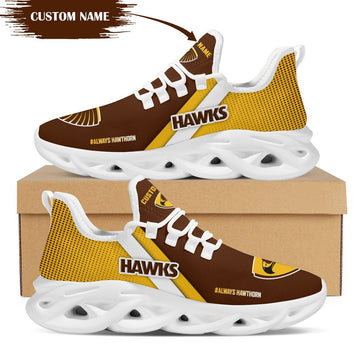 Hawthorn Hawks Custom Personalized Max Soul Sneakers Running Sports Shoes For Men Women Afl For Men Women