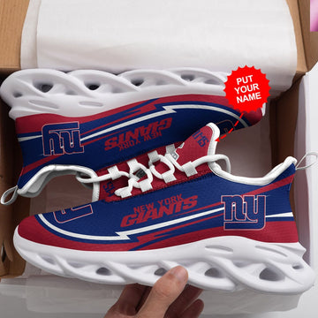 New York Giants Custom Personalized Max Soul Sneakers Running Sports Shoes For Men Women For Men Women