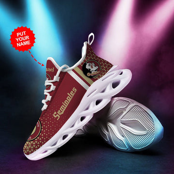 Florida State Seminoles Custom Personalized Max Soul Sneakers Running Sports Shoes For Men Women For Men Women
