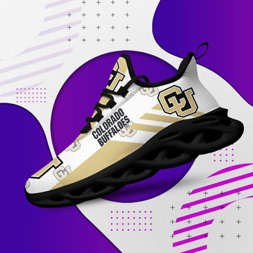 Colorado Buffaloes Ncaa3 Personalized Max Soul Sneakers New Trending Gift For Sport Lovers, Perfect Choice Camping Travel For Men Women