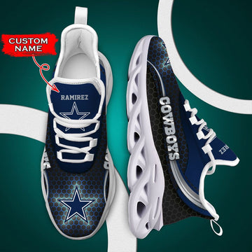 Dallas Cowboys Max Soul Shoes Luxury Custom Name 01 M3rtt0193 For Men Women