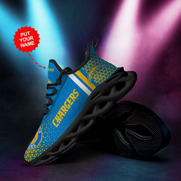 Los Angeles Chargers Custom Personalized Max Soul Sneakers Running Sports Shoes For Men Women For Men Women