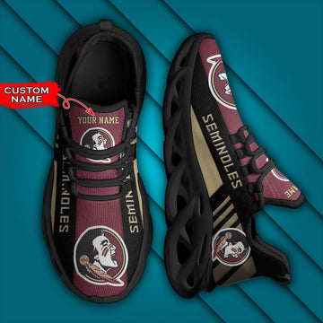 Ncaa Florida State Seminoles Max Soul Sneaker Personalized Custom Name Gift For Sport Lovers For Men Women