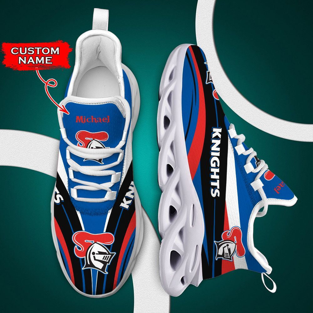 Newcastle Knights Max Soul Shoes Luxury Nrl Custom Name 02 M3ttt0553 For Men Women