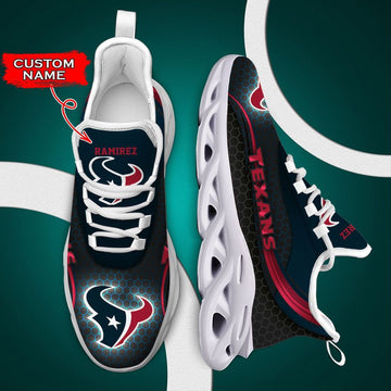 Houston Texans Max Soul Shoes Luxury Custom Name 01 M3rtt0197 For Men Women