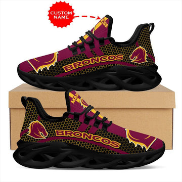 Brisbane Broncos Shoes Max Soul Luxury Nrl Custom Name 06 M3htn0939 For Men Women