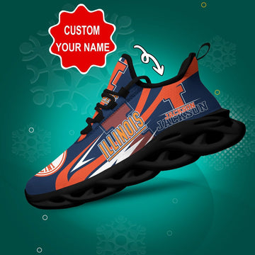 Illinois Fighting Illini Max Soul Sneaker Dtdtms1139098 For Men Women