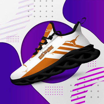 Exas Longhorns Ncaa2 Personalized Max Soul Sneakers New Trending Gift For Sport Lovers, Perfect Choice Camping Travel
