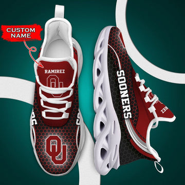 Oklahoma Sooners Max Soul Shoes Luxury Custom Name 01 M3ttt0519 For Men Women