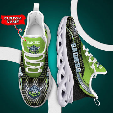 Canberra Raiders Max Soul Shoes Luxury Nrl Custom Name 01 M3htn0814 For Men Women