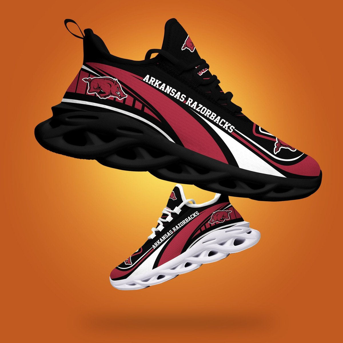 Arkansas Razorbacks Max Soul Sneaker Hahams1199101 For Men Women