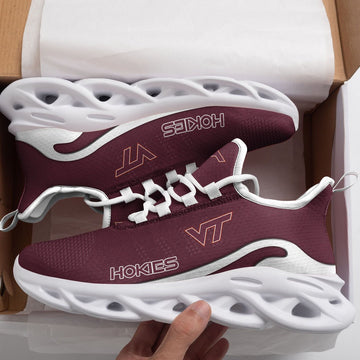 Virginia Tech Hokies New Trending D Printed Max Soul Clunky Sneaker Shoes For Men Women