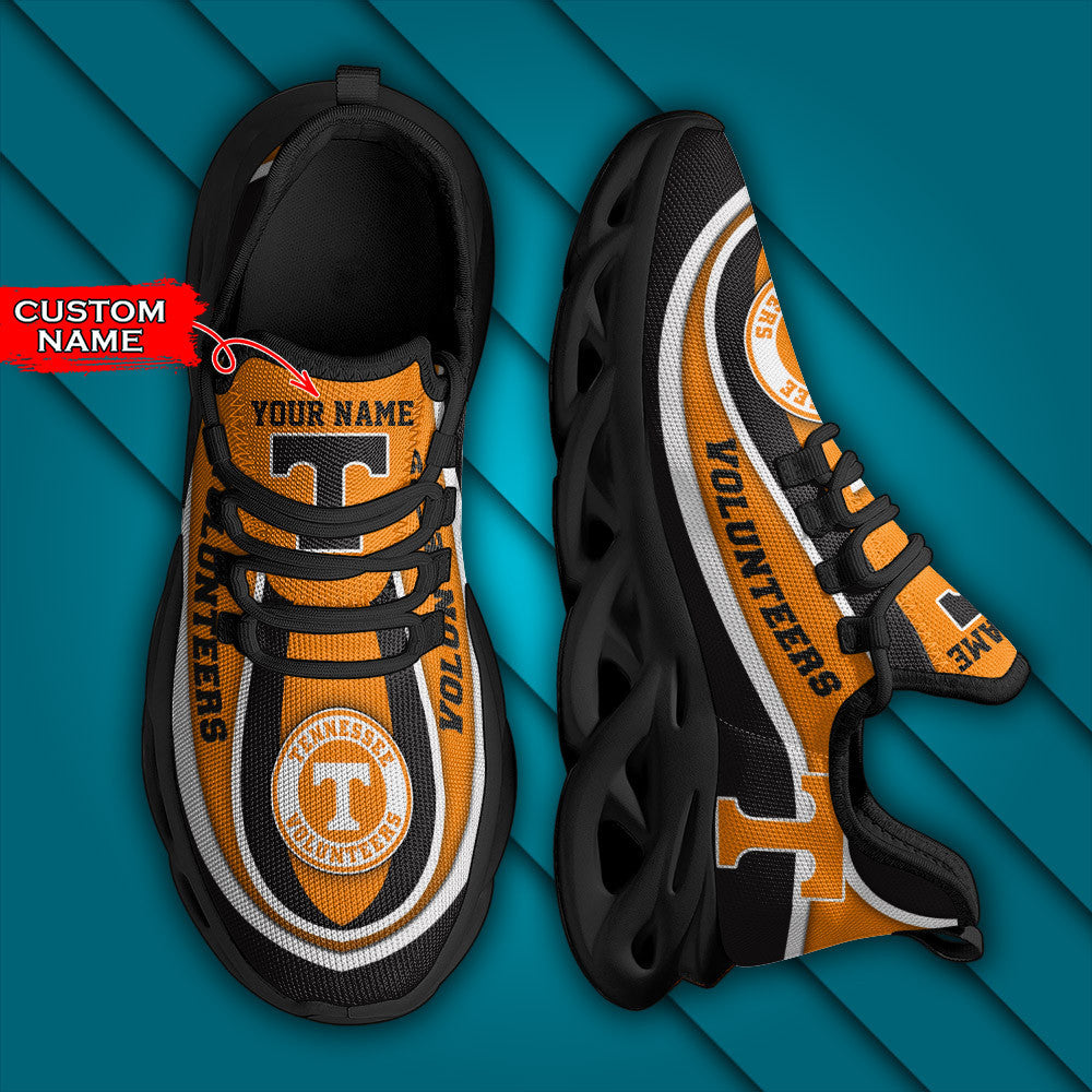 Ncaa Tennessee Volunteers Max Soul Sneaker Personalized Custom Name Gift For Sport Lovers For Men Women