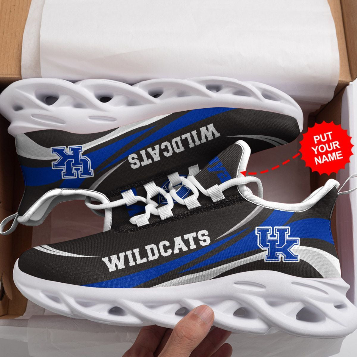 Kentucky Wildcats Custom Personalized Max Soul Sneakers Running Sports Shoes For Men Women For Men Women