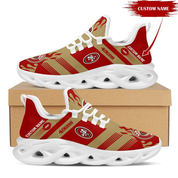 San Francisco 49ers Custom Personalized Max Soul Sneakers Running Sports Shoes For Men Women For Men Women