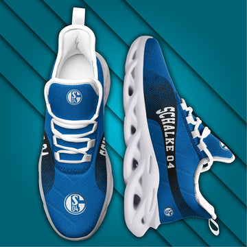 Bundesliga Fc Schalke New Trending D Printed Max Soul Clunky Sneaker Shoes For Men Women