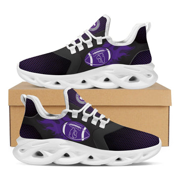Kansas State Wildcats Fire Ball Max Soul Sneakers Running Sports Shoes For Men Women Football Fans For Men Women