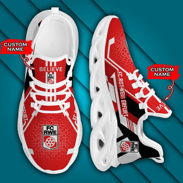 Undesliga Fc Rot-wei Erfurt Max Soul Sneaker Personalized Custom Name Gift For Sport Lovers