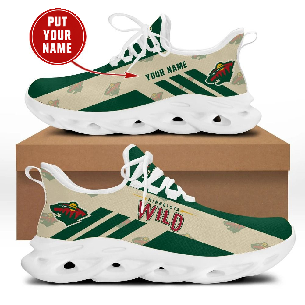 Innesota Wild Nhl Custom Name Max Soul Sneaker